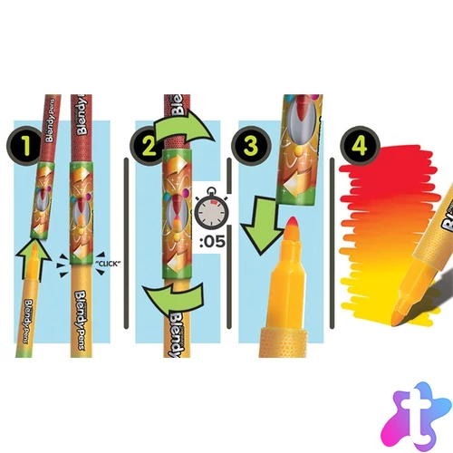Blendy Pens Blend & Spray szett 10db filctoll