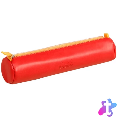 Clairefontaine Rhodiarama 215x5cm hengeres műbőr pipacs tolltartó