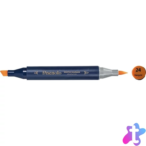 Deli Finenolo 24 - Marigold kétvégű permanent ART marker