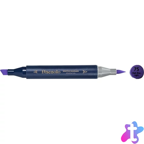 Deli Finenolo 75 - Dark Blue Light kétvégű permanent ART marker