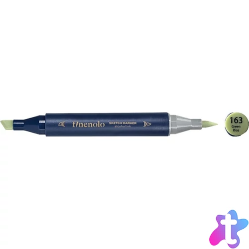 Deli Finenolo 163 - Green Bice kétvégű permanent ART marker