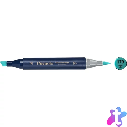 Deli Finenolo 179 - Aqua Mint kétvégű permanent ART marker