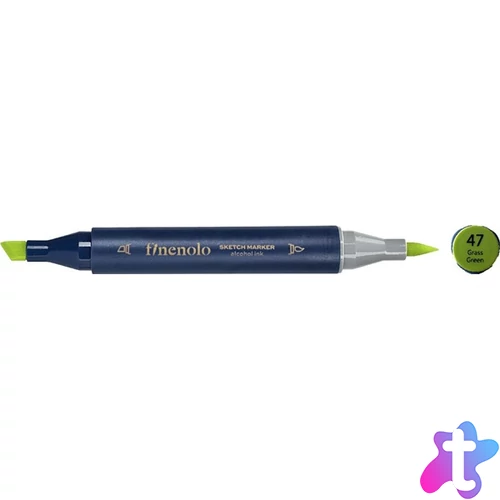 Deli Finenolo 47 - Grass Green kétvégű permanent ART marker