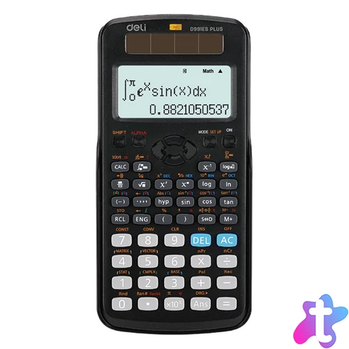 Deli Ultimate D991ES PLUS 417 funkciós fekete tudományos számológép
