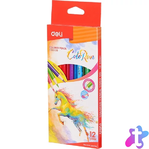 Deli Color Run 12db-os színesceruza készlet