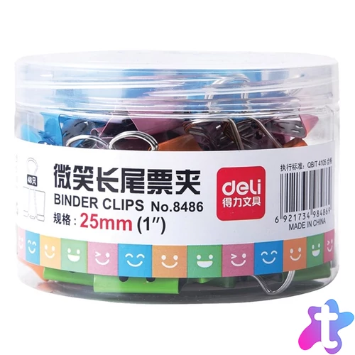 Deli Smile-1 25mm 48db-os iratcsipesz