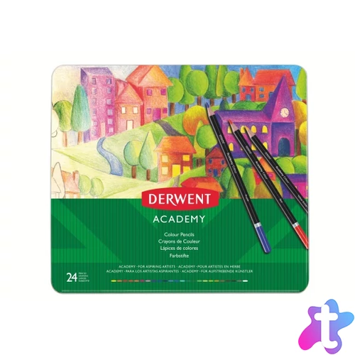 Derwent Academy 24db-os fémdobozos színesceruza készlet