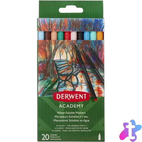 Derwent Academy 20db-os akvarel filckészlet