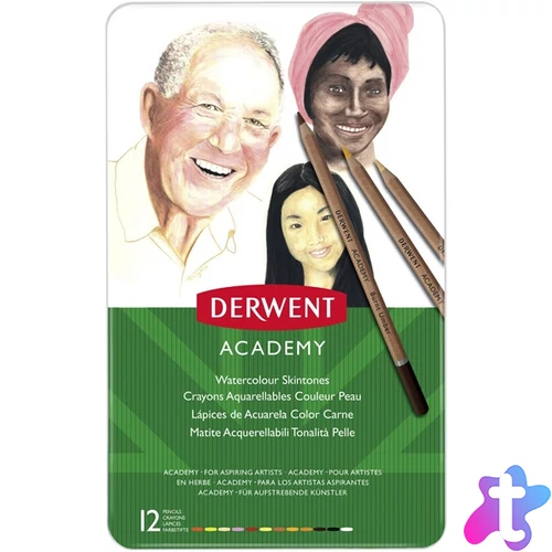 Derwent portré akvarell 12db-os színes ceruza készlet