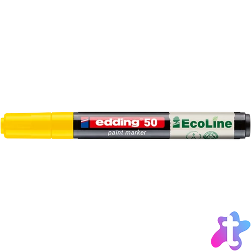 Edding 50 EcoLine D10 sárga lakkmarker