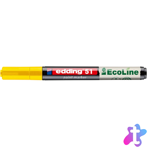 Edding 51 EcoLine D10 sárga lakkmarker