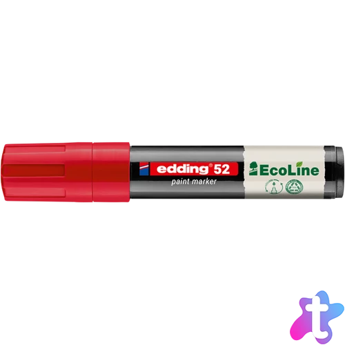 Edding 52 EcoLine D10 4-15 mm piros lakkmarker