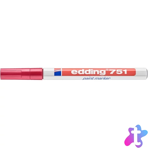 Edding 751 1-2mm piros lakkmarker