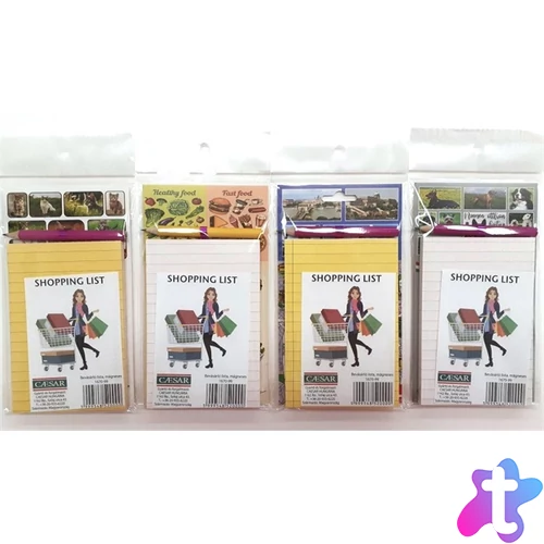 Caesar mágneses bevásárló lista