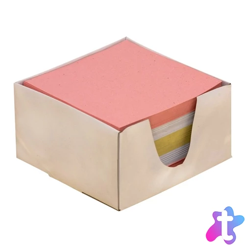 9x9x4,5cm dobozos színes kockatömb