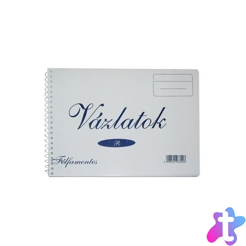 B4 famentes vázlatfüzet