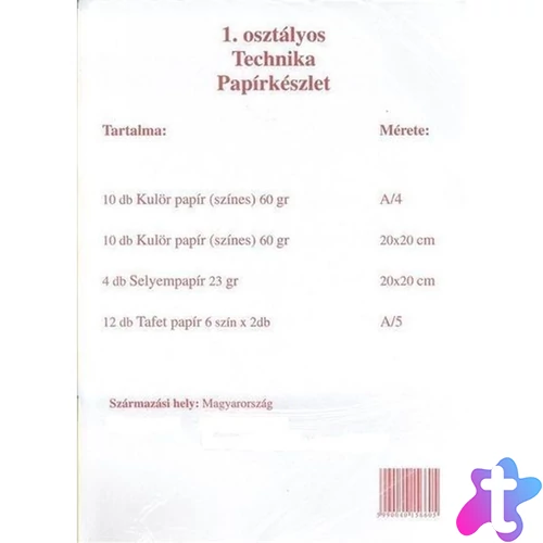 1. osztályos technika csomag