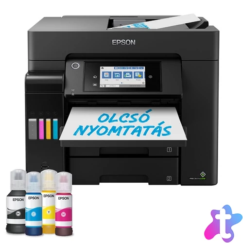 Epson EcoTank L6570 színes nyomtató MFP, Duplex, WiFi/USB/LAN, 8100/6500 oldal tinta a dobozban