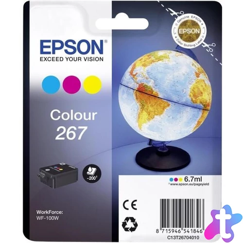 Epson C13T26704010 WF-100W színes  tintapatron