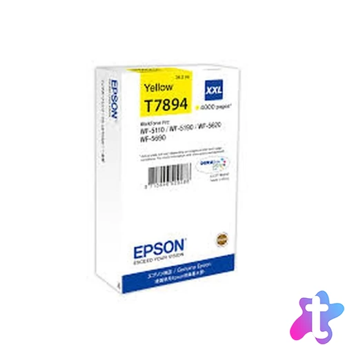 Epson C13T789440 T7894 patron sárga