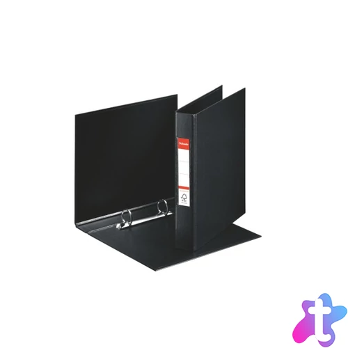 Esselte Standard A5 2 gyűrűs fekete gyűrűskönyv