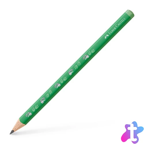 Faber-Castell Jumbo Dinoszaurusz HB háromszögletű zöld grafitceruza