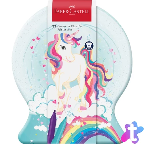 Faber-Castell Connector Unikornis 33 db filctoll készlet