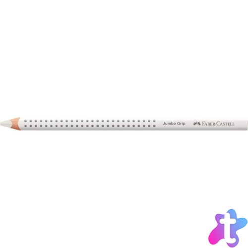 Faber-Castell Grip Jumbo háromszögletű fehér színes ceruza