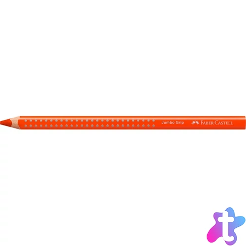 Faber-Castell Grip Jumbo háromszögletű narancssárga színes ceruza