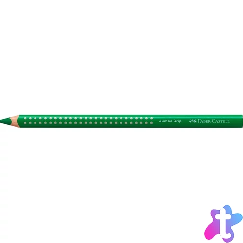 Faber-Castell Grip Jumbo háromszögletű zöld színes ceruza