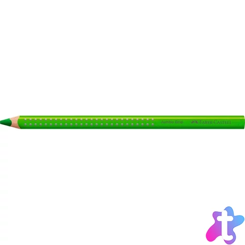 Faber-Castell Grip Jumbo háromszögletű almazöld színes ceruza
