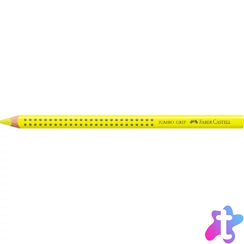 Faber-Castell Grip Jumbo háromszögletű citromsárga színes ceruza