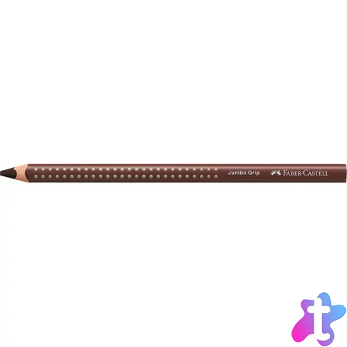 Faber-Castell Grip Jumbo háromszögletű csokoládébarna színes ceruza