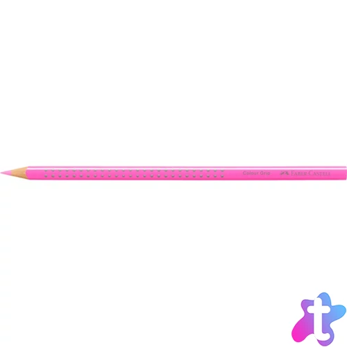 Faber-Castell Grip háromszögletű neon rózsaszín színes ceruza