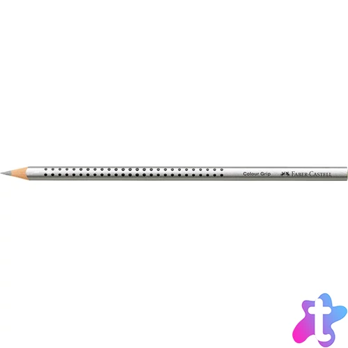 Faber-Castell Grip háromszögletű metál ezüst színes ceruza