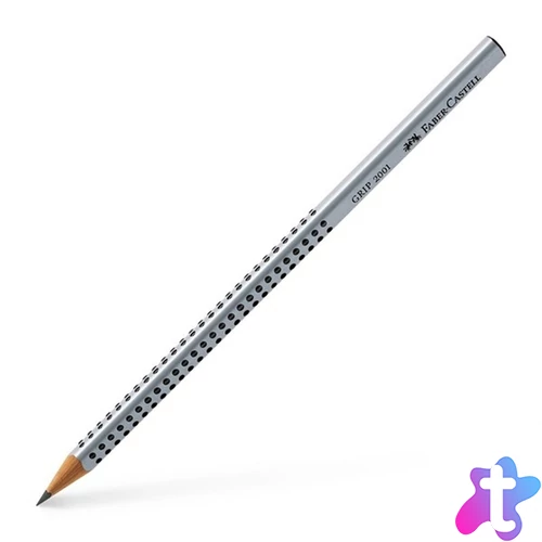Faber-Castell Grip 2001 B pöttyös fekete grafitceruza