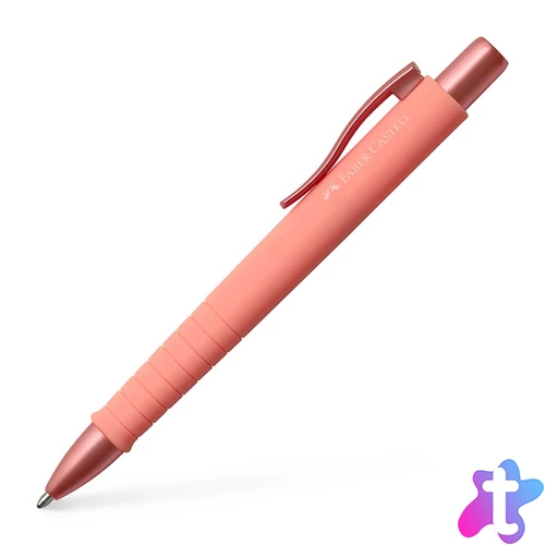 Faber-Castell Poly Ball Urban XB-kék írásszín korallpiros golyóstoll