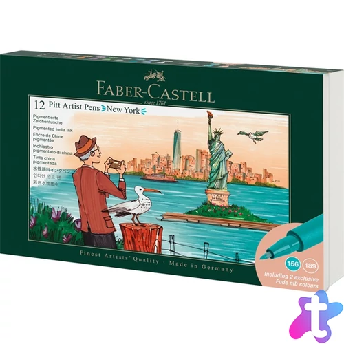 Faber-Castell New York 12 db-os művészfilctoll készlet