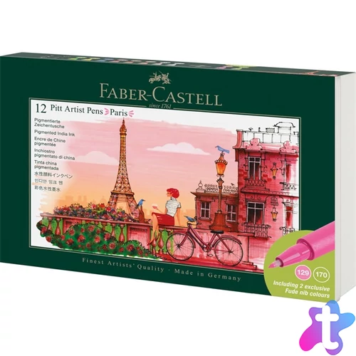 Faber-Castell Paris 12 db-os művészfilctoll készlet