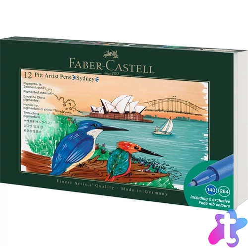 Faber-Castell Sydney 12 db-os művészfilctoll készlet