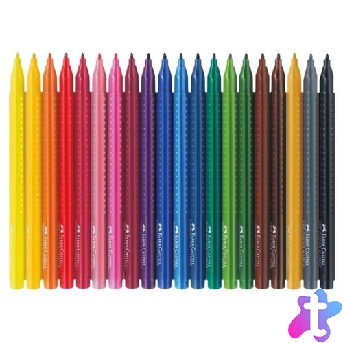 Faber-Castell Grip 20 db színes rostirón készlet