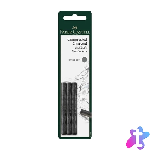 Faber-Castell AG Pitt extrapuha 3db-os préselt faszén
