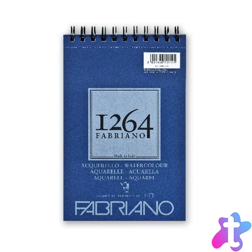 Fabriano 1264 Watercolour 300g A5 20lapos spirálkötött akvarell tömb
