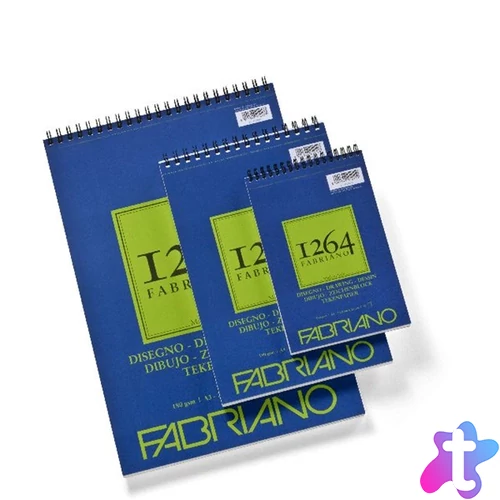 Fabriano 1264 Drawing 180g A4 50lapos spirálkötött rajztömb