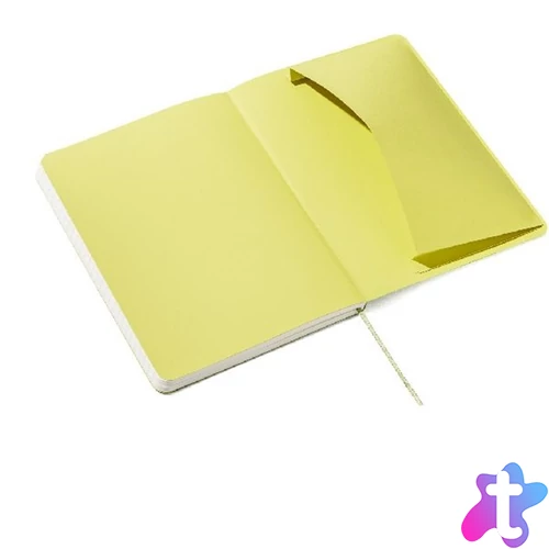 Fabriano Ecoqua Plus A5 80 lapos világoszöld vonalas notesz