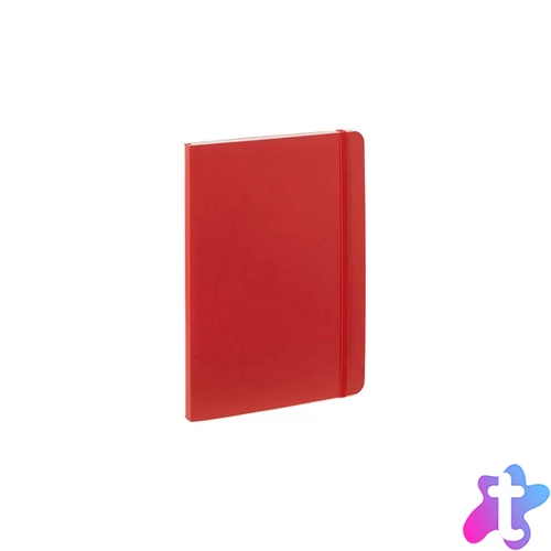 Fabriano Ecoqua Plus A5 80 lapos piros vonalas notesz