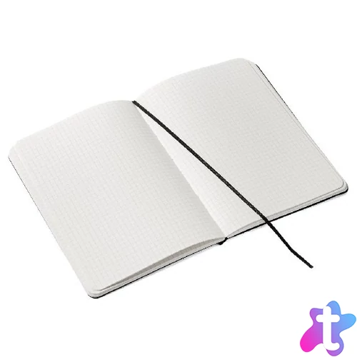 Fabriano Ecoqua Plus A5 80 lapos lila kockás notesz