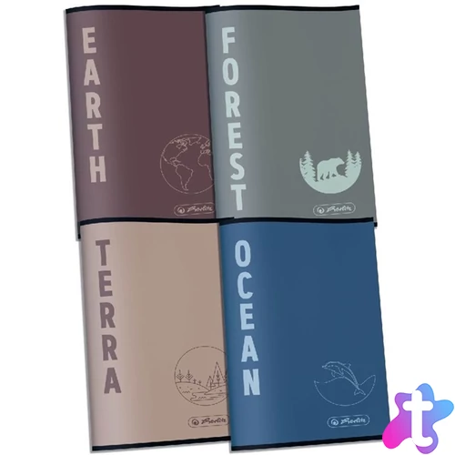 Herlitz Terra  A5 27-32 kockás füzet
