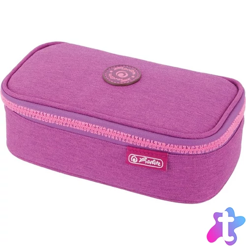 Herlitz BeatBox ABC 1 klapnis 1 cipzáras zsebes lila és pink tolltartó