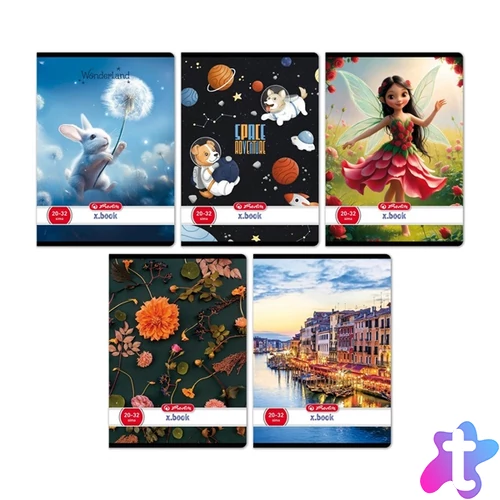 Herlitz Mix II A5 20-32 sima füzet